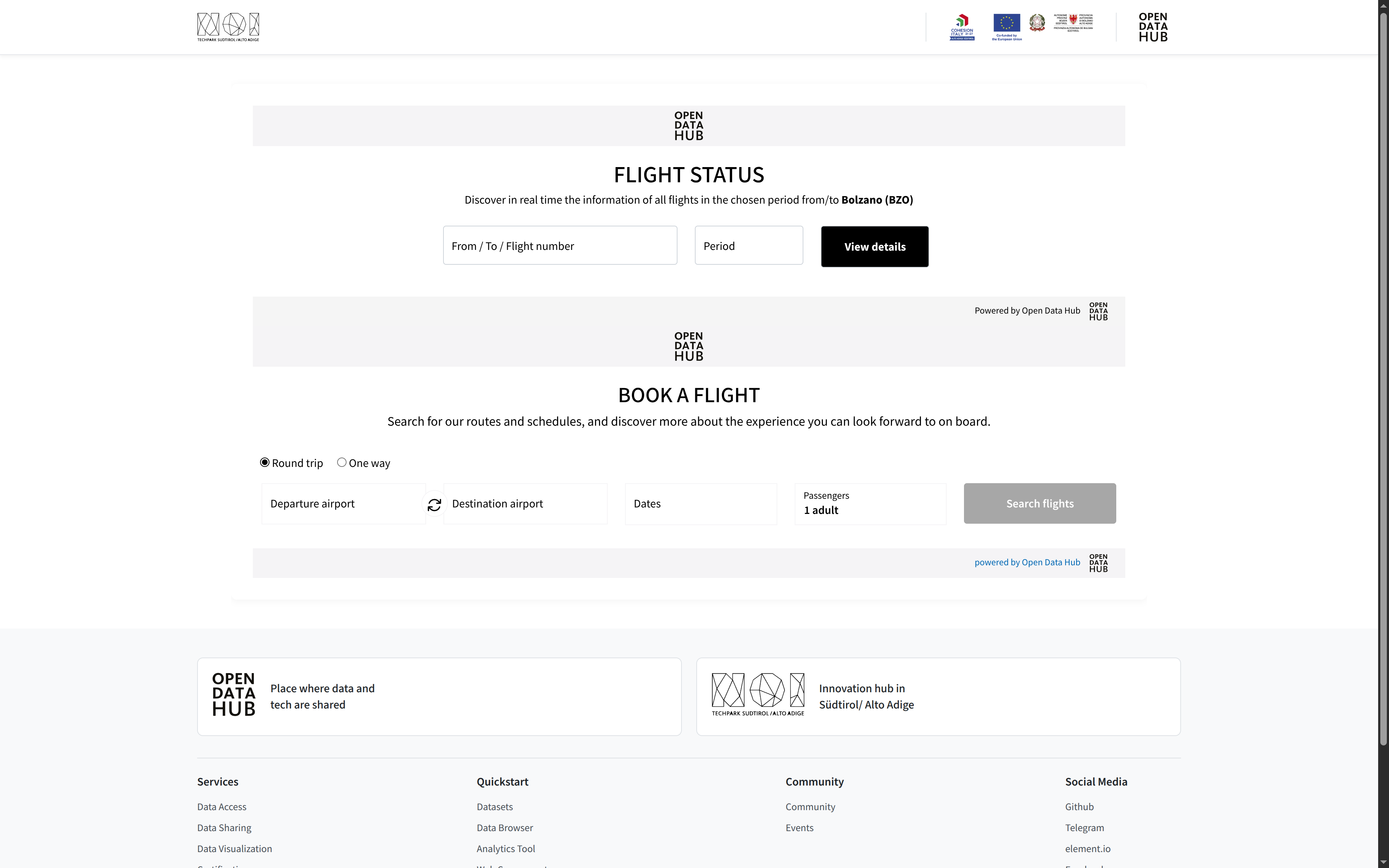 Flight Data Web Component image